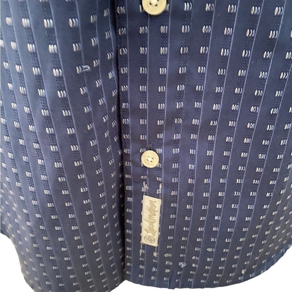 LOCAL MOTION blue hawaii surf collared short sleeve shirt men - Picture 4 of 6